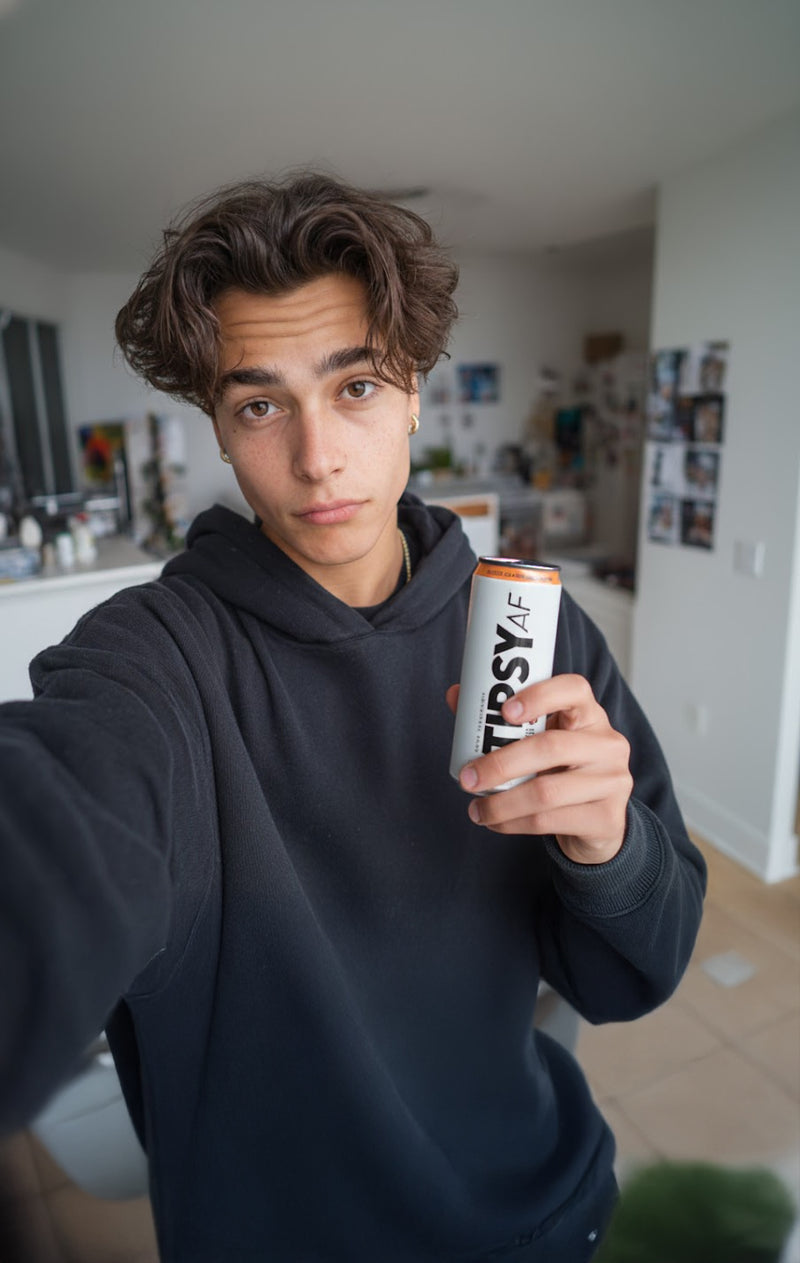 Zero Proof Cocktail with a Buzz | Mushroom Science in a Can – TipsyAF